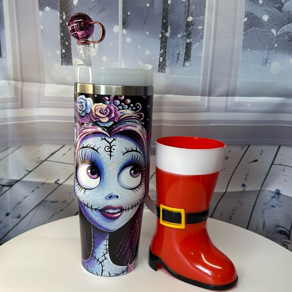30oz Nightmare before‎ Christmas tumbler. NWOT